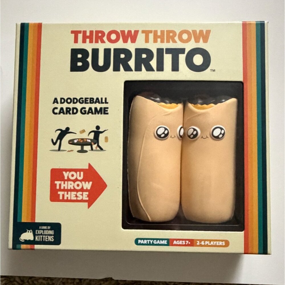 Exploding Kittens Throw Throw Burrito Game-GUC